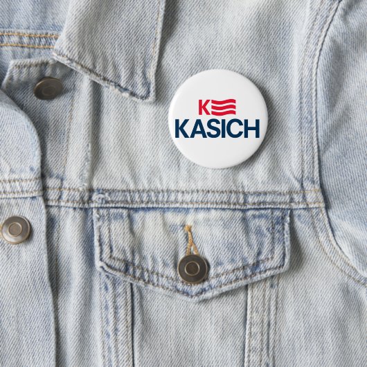 John Kasich 2016 Campaign Button - 2,25-inch ronde (In situ)
