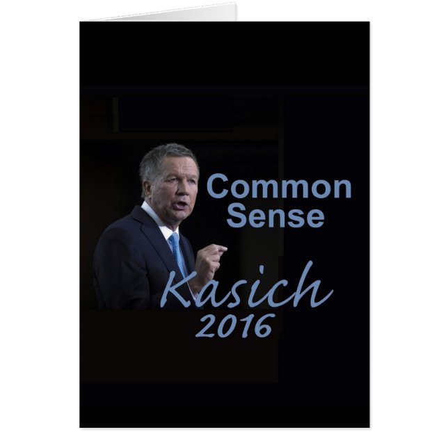 John KASICH 2016-kaart (Voorkant)