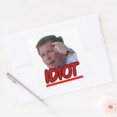 John Kasich - Idiot Ohio Gouverneur Vierkante Sticker (Envelop)
