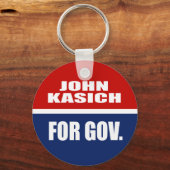 JOHN KASICH VOOR GOVERNOR SLEUTELHANGER (Voorkant)