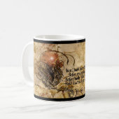 John Keats als ik angst heb voor Mok (Voorkant links)