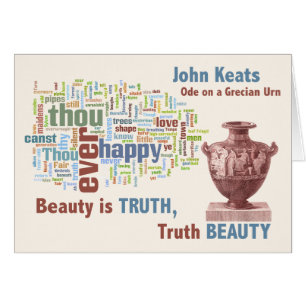 John Keats - Beauty is Truth - Grecian Urn - Art