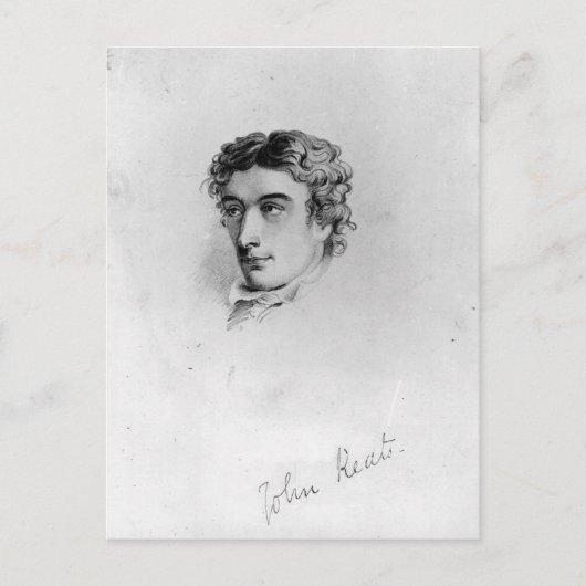 John Keats Briefkaart (Voorkant)