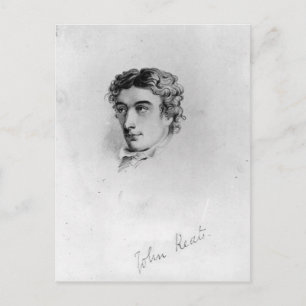 John Keats Briefkaart
