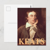 John Keats Briefkaart (Voorkant / Achterkant)