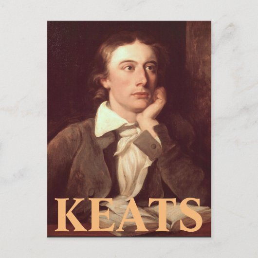 John Keats Briefkaart (Voorkant)