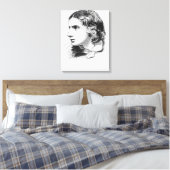 John Keats Canvas Afdruk (Insitu (Slaapkamer))
