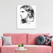 John Keats Canvas Afdruk (Insitu (Woonkamer))