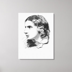 John Keats Canvas Afdruk