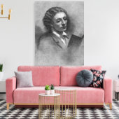 John Keats Canvas Afdruk (Insitu (Woonkamer))