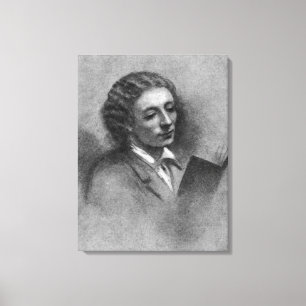John Keats Canvas Afdruk