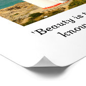 John Keats citeert - kunstdruk Poster (Hoek)