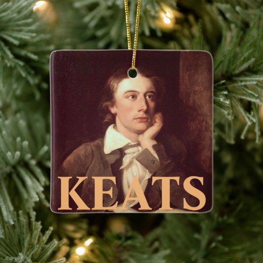 John Keats Keramisch Ornament (Boom)