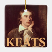 John Keats Keramisch Ornament (Achterkant)