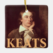 John Keats Keramisch Ornament (Voorkant)