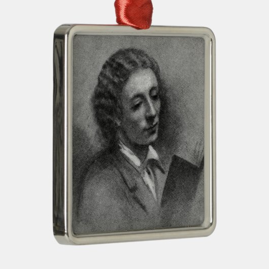 John Keats Metalen Ornament (Rechts)