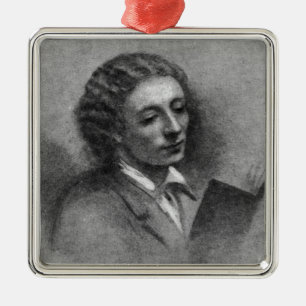 John Keats Metalen Ornament