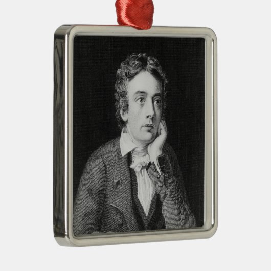 John Keats Metalen Ornament (Rechts)