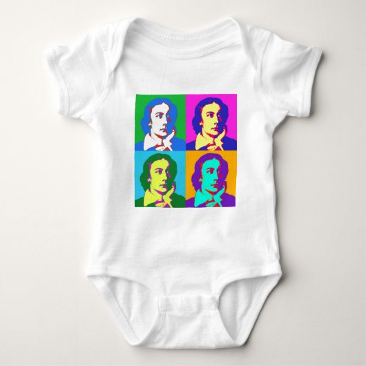 John Keats Pop Art Romper (Voorkant)