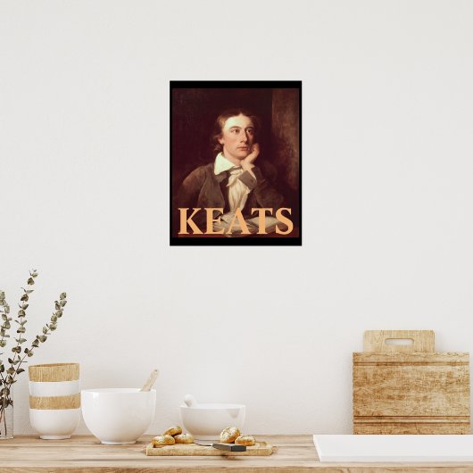 John Keats Poster (Keuken)