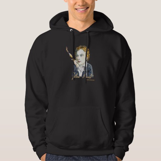 John Keats Romantisch Engels Dichter Hoodie (Voorkant)