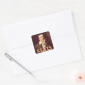 John Keats Square Sticker (Envelop)
