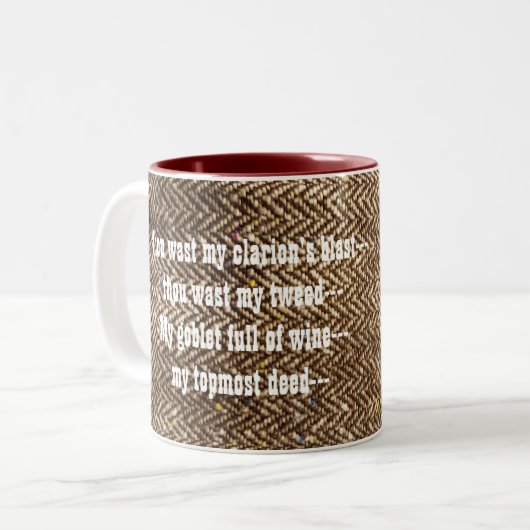 John Keats twitterde literaire mok (Voorkant links)