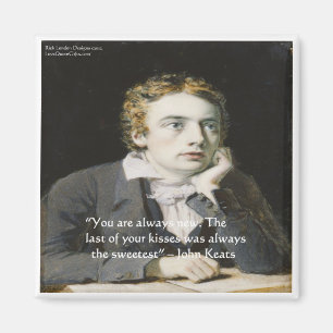 John Keats "Verse Kussen" Liefdescadeaus & Kaarten Magneet