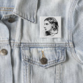 John Keats Vierkante Button 5,1 Cm (In situ)