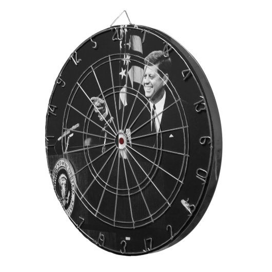 John Kennedy 35e President van de Verenigde Staten Dartbord (Voorkant Rechts)