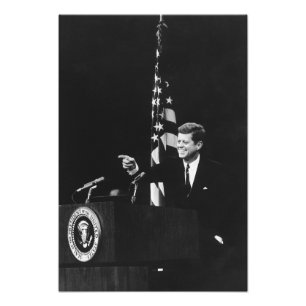 John Kennedy 35e President van de Verenigde Staten Foto Afdruk