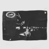 John Kennedy 35e President van de Verenigde Staten Golfhanddoek (Horizontaal)