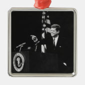 John Kennedy 35e President van de Verenigde Staten Metalen Ornament (Voorkant)