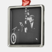 John Kennedy 35e President van de Verenigde Staten Metalen Ornament (Links)