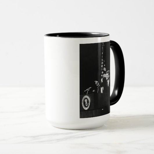 John Kennedy 35e President van de Verenigde Staten Mok (Voorkant rechts)