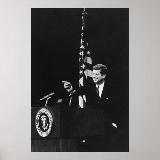 John Kennedy 35e President van de Verenigde Staten Poster (Voorkant)