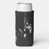 John Kennedy 35e President van de Verenigde Staten Seltzer Blikjeskoeler (Seltzer Voorkant)