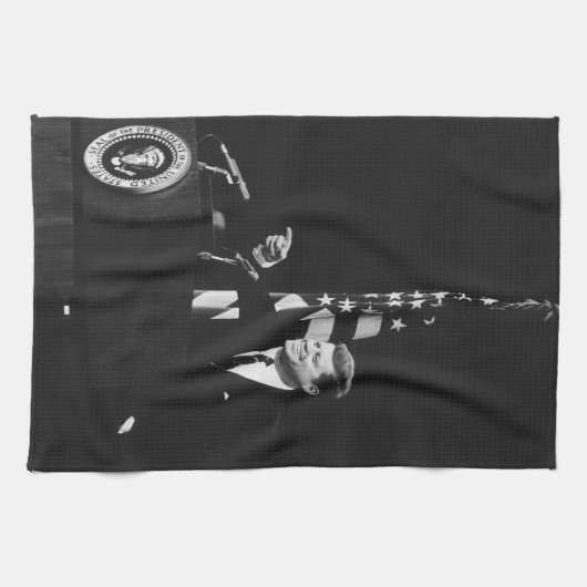 John Kennedy 35e President van de Verenigde Staten Theedoek (Horizontaal)