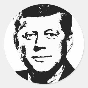 John Kennedy Gear Ronde Sticker