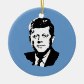 John Kennedy Keramisch Ornament (Voorkant)