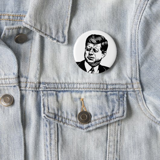 John Kennedy Ronde Button 5,7 Cm (In situ)