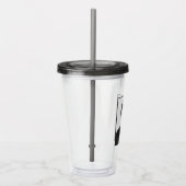 John Kennedy US Presidential White House Portret Acryl Drinkbeker (Rechts)