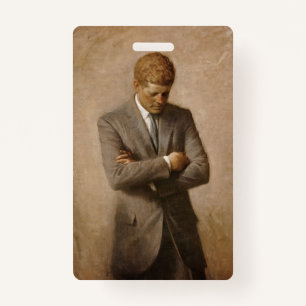 John Kennedy US Presidential White House Portret Badge