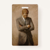 John Kennedy US Presidential White House Portret Badge (Achterkant)
