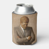John Kennedy US Presidential White House Portret Blikjeskoeler (Blikje Voorkant)