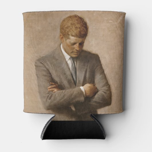 John Kennedy US Presidential White House Portret Blikjeskoeler (Voorkant)