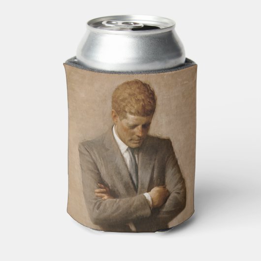 John Kennedy US Presidential White House Portret Blikjeskoeler (Blikje Achterkant)