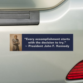 John Kennedy US Presidential White House Portret Bumpersticker