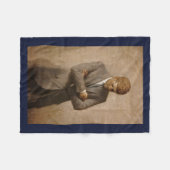 John Kennedy US Presidential White House Portret Fleece Deken (Voorkant (Horizontaal))