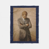John Kennedy US Presidential White House Portret Fleece Deken (Voorkant)